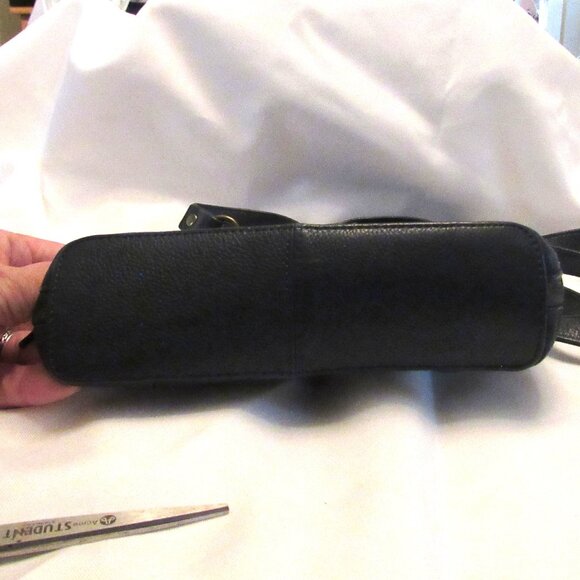 Anuschka Denim Paisley Floral Small Multi Compartment Zip-Around Organizer 8109 - Picture 5 of 7